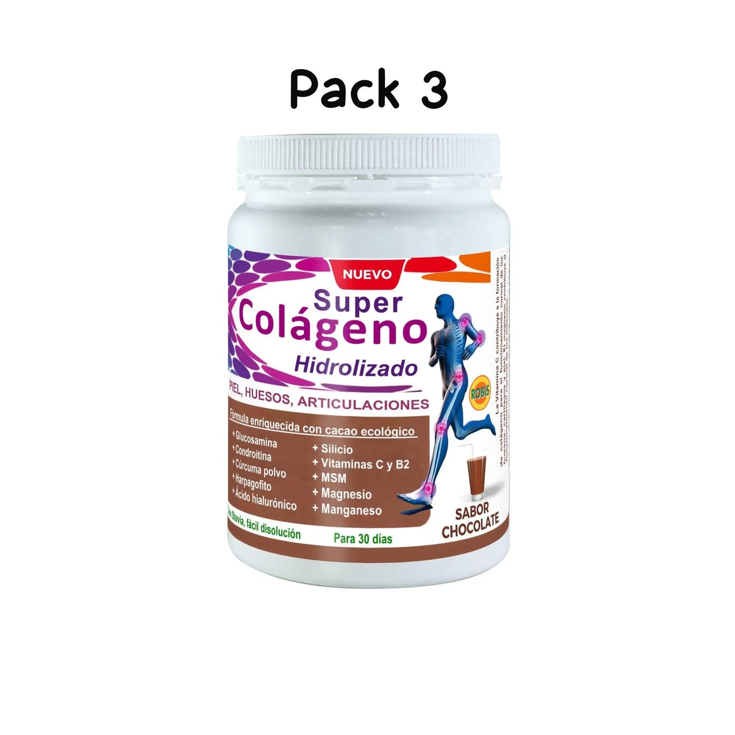 Colágeno Hidrolizado Tipo I+II 300g - Nation Fitness