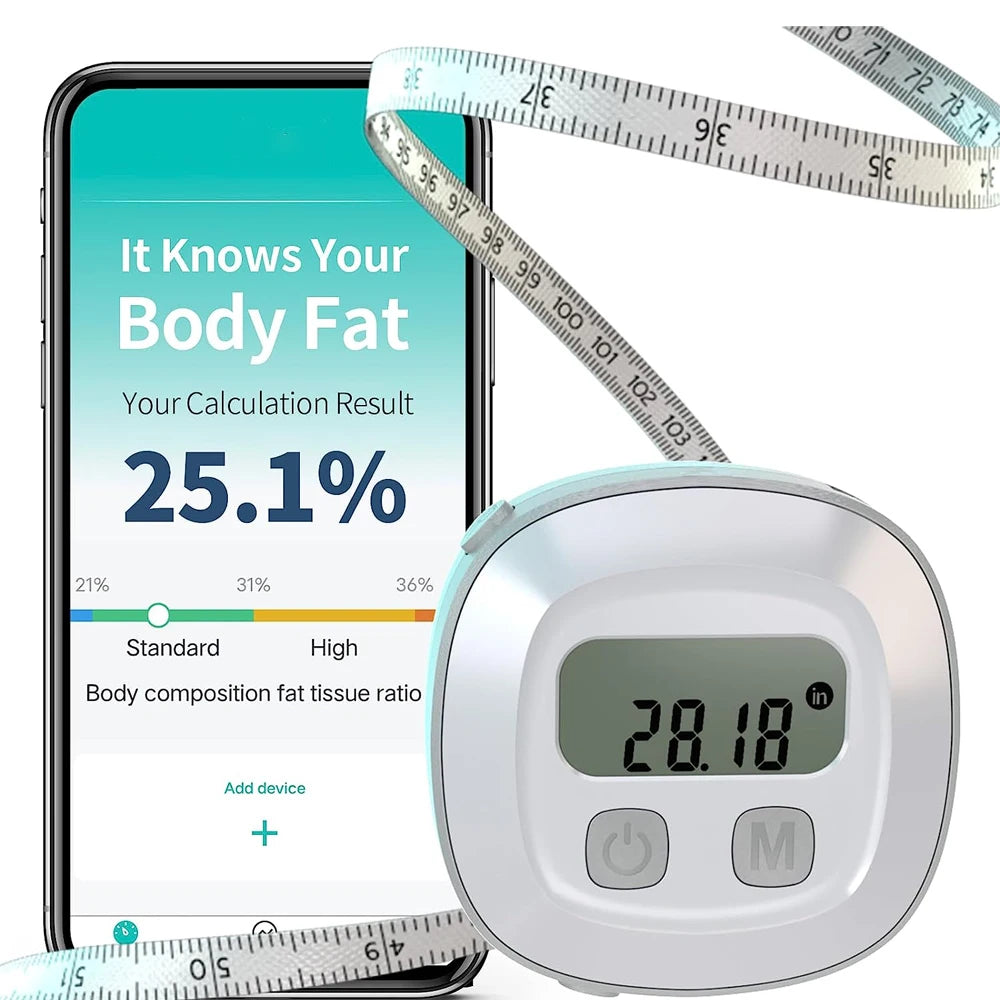 Cinta Métrica Corporal Bluetooth 150cm App Móvil - Nation Fitness