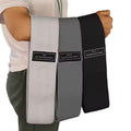 Bandas Glúteo Tela Antideslizantes Pack 3
