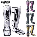 Espinilleras Muay Thai Acolchadas Adulto Negro