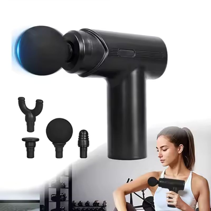 Massage Gun Mini 4 Cabezales USB-C Recovery