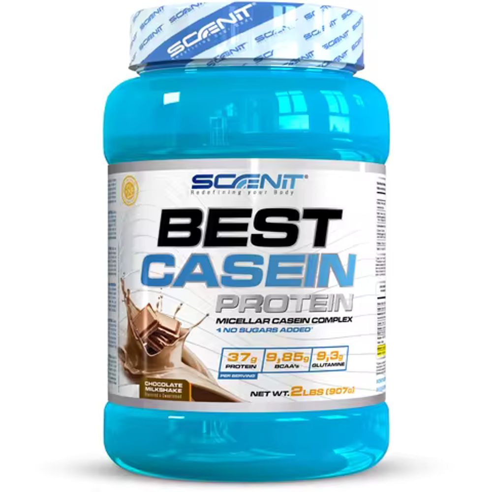 Bote de caseína micelar 1kg sabor chocolate Nation Fitness