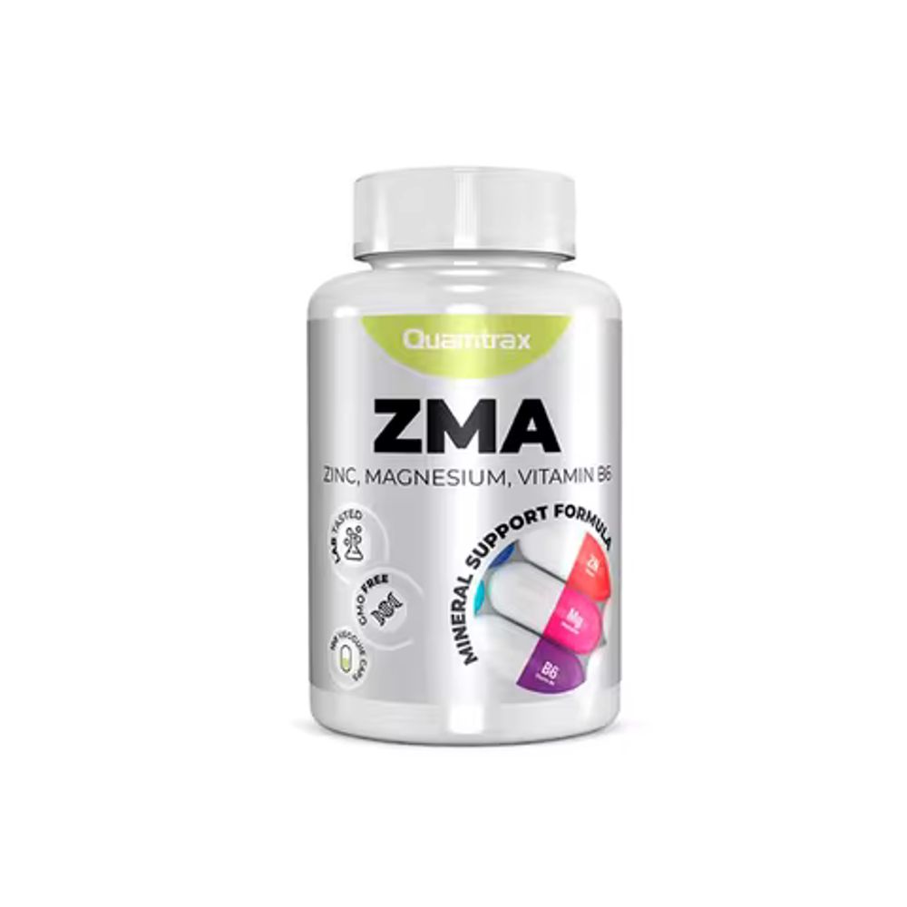 Bote de ZMA zinc magnesio vitamina B6 120 cápsulas Nation Fitness